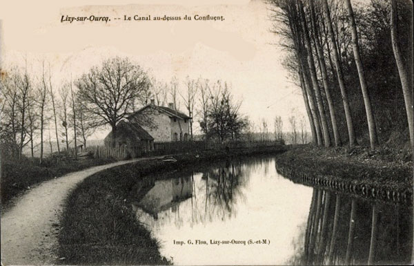 Lizy-sur-Ourcq. - Le Canal au-dessus du Confluent